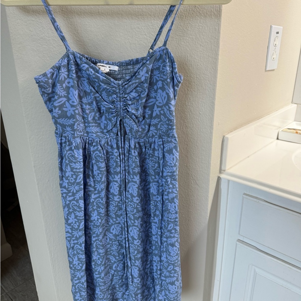 O’Neill Blue Floral Spaghetti Strap Dress